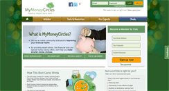 Desktop Screenshot of mymoneycircles.com